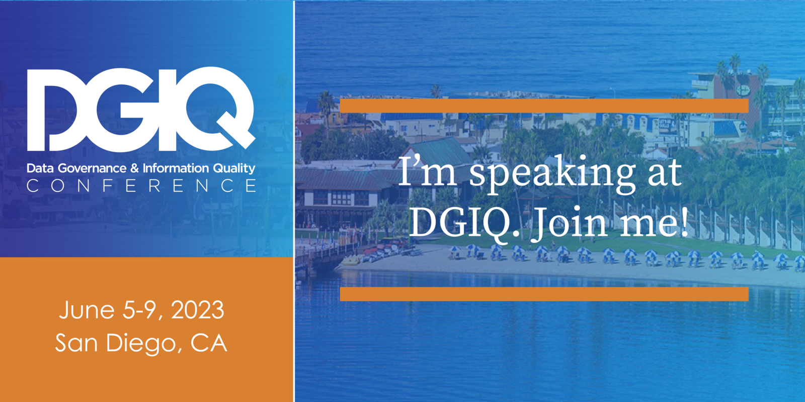 2023 Data Governance & Information Quality Conference (DGIQ) West